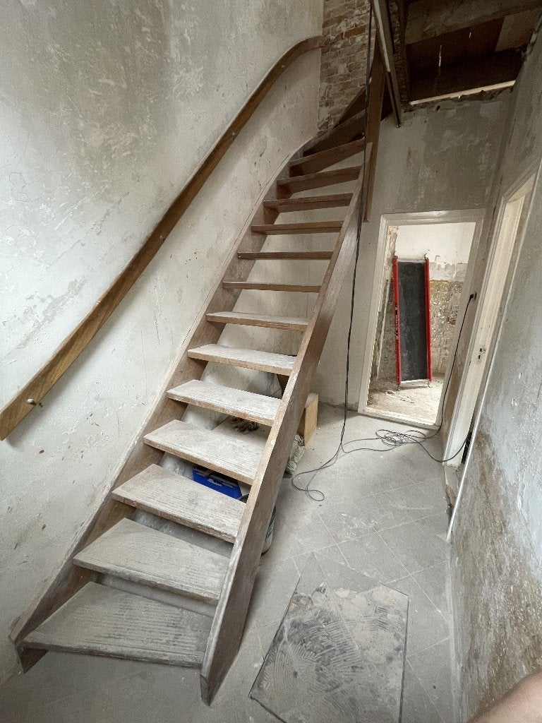 Bovenkwart trap / Kwartslagtrap, Doe-het-zelf en Verbouw, Ladders en Trappen, Ophalen, Gebruikt, Trap, 2 tot 4 meter