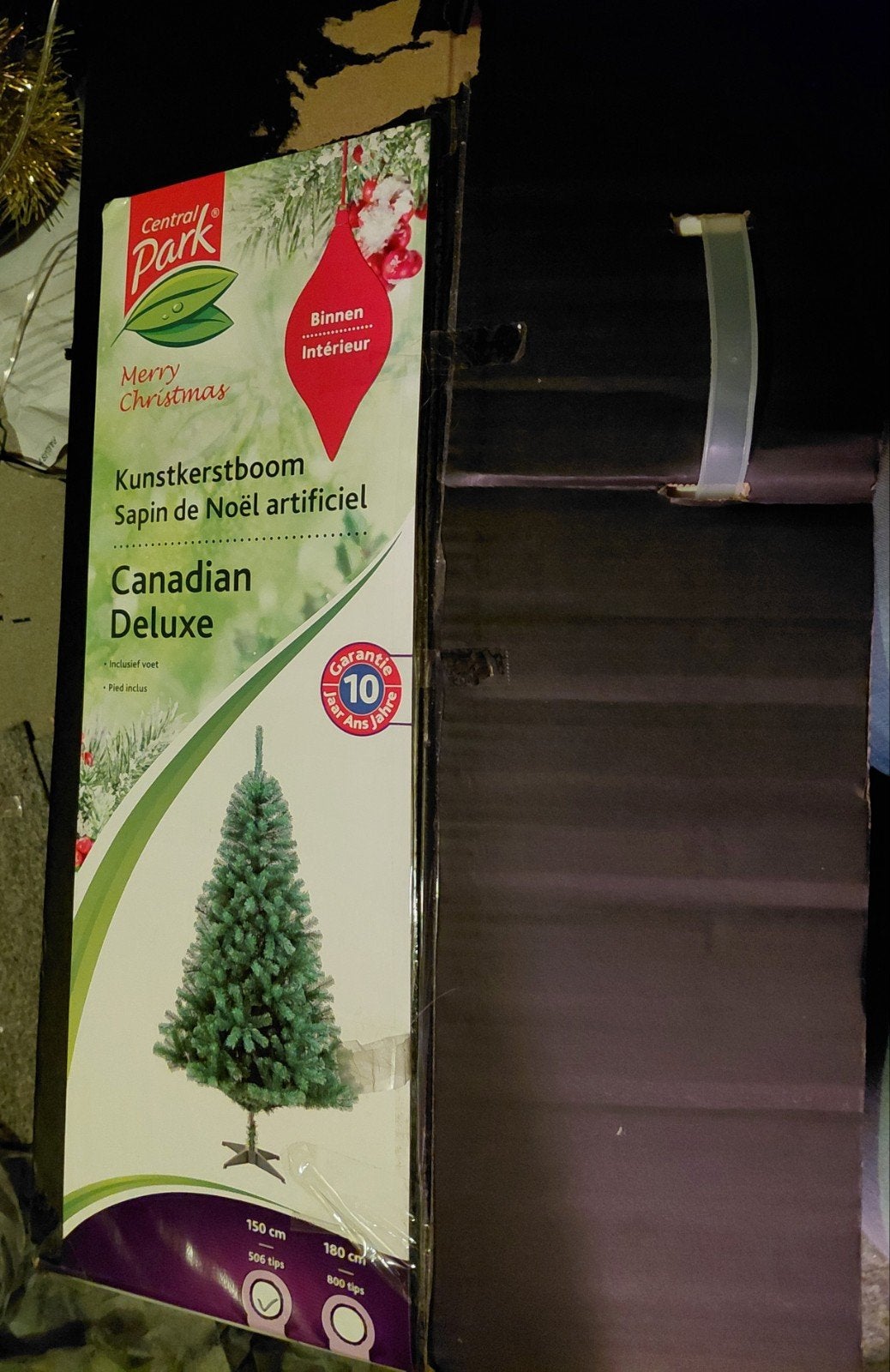 kerstboom  niet gratis, Ophalen
