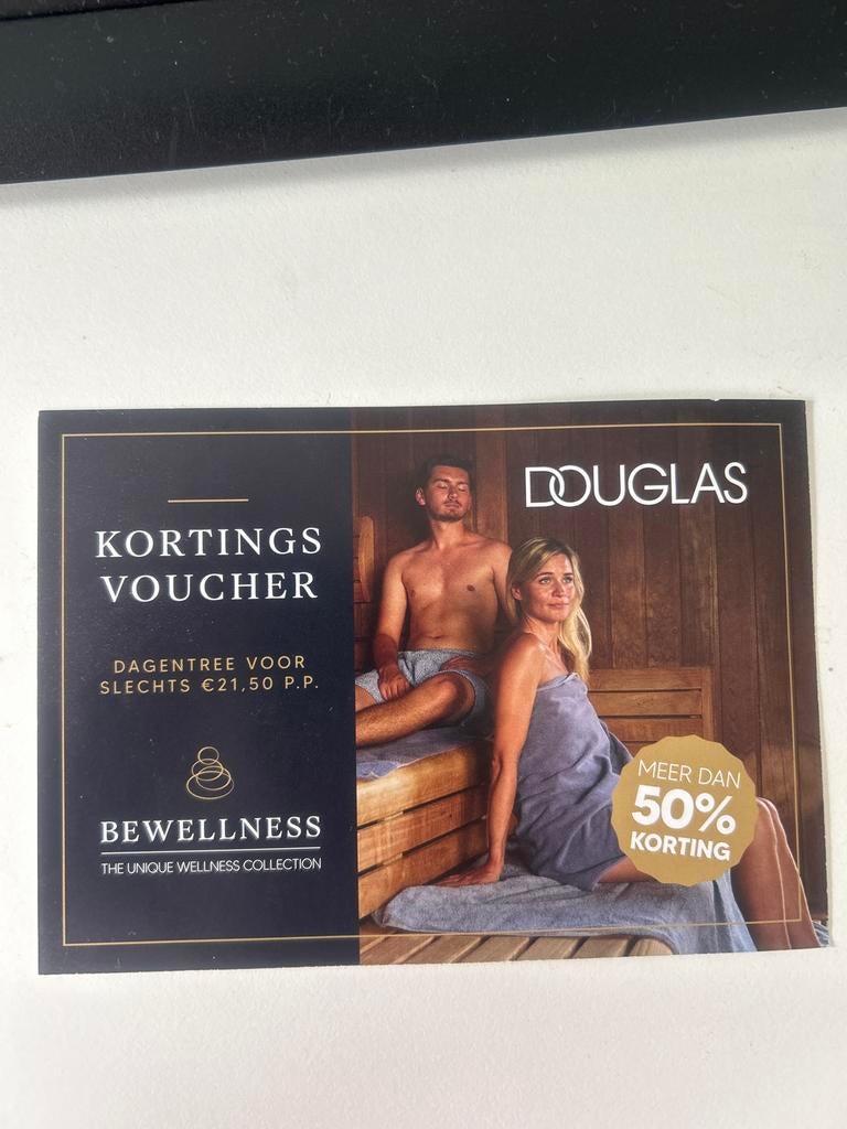 Kortingsbon sauna, Tickets en Kaartjes, Eén persoon, Kortingsbon, Spa of Sauna