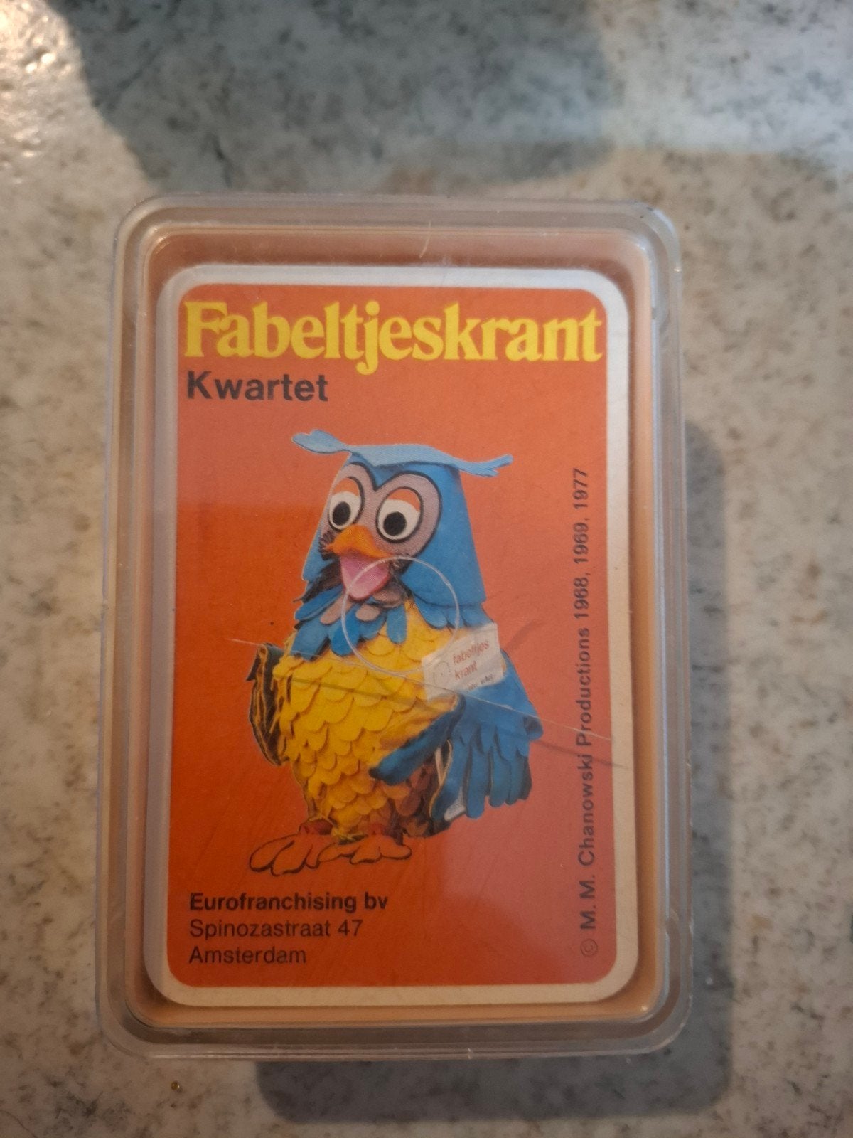 Fabeltjeskrant Kwartetspel - Vintage Kaartspel, Drie of vier spelers, Ophalen of Verzenden, Gebruikt, Eurofranchising bv