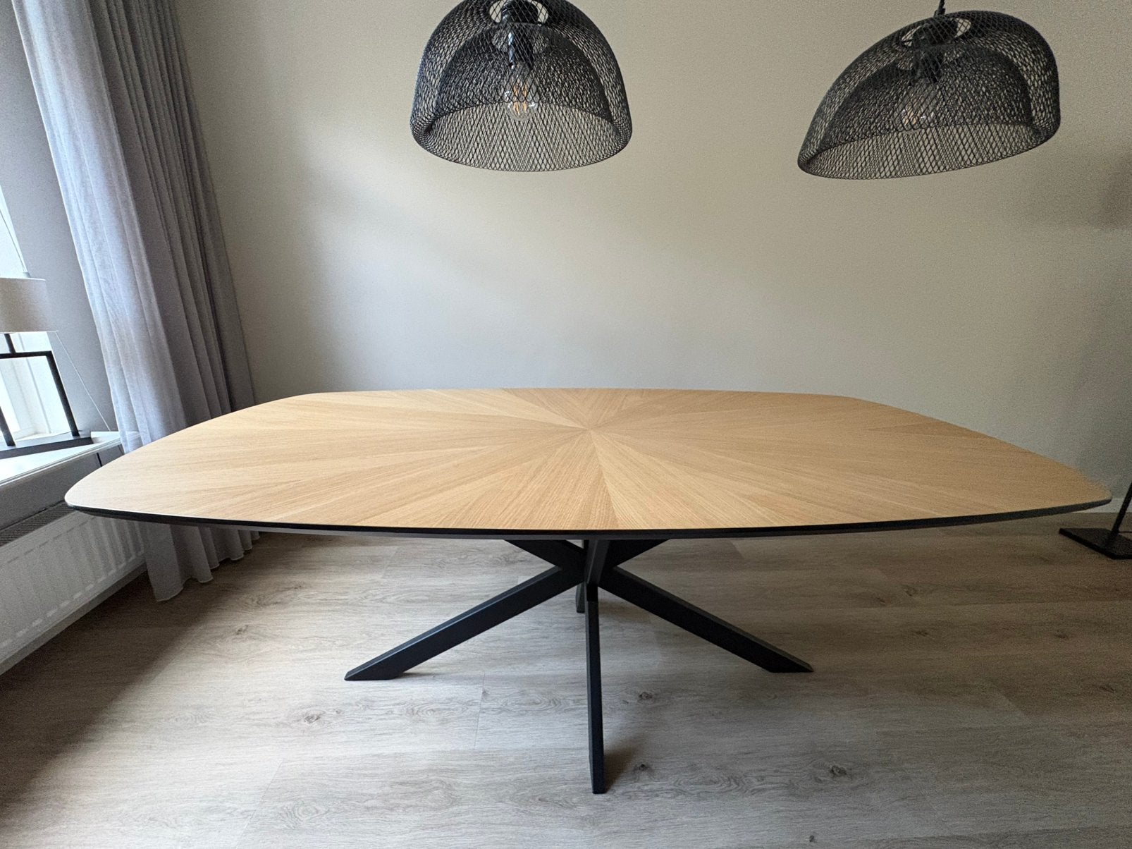 Kas 20 Eiken Ster Eettafel Liqurien - Deens Ovaal 100x200, Huis en Inrichting, Tafels | Eettafels, Gebruikt, 100 tot 150 cm, 200 cm of meer