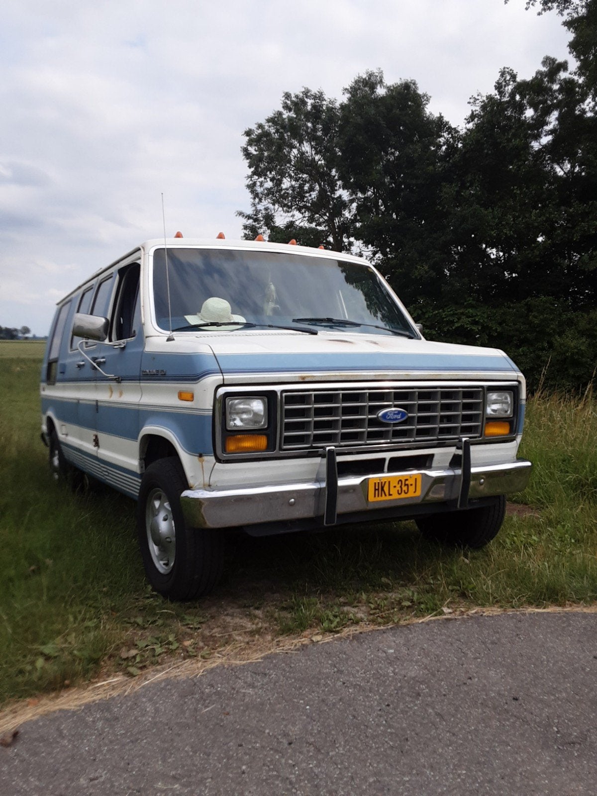 Ford 1984 Blauw, Automaat, Stof, 5000 cc, 8 cilinders