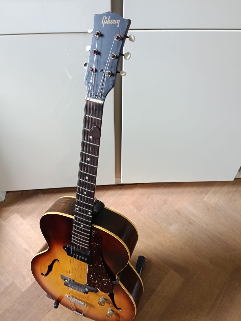 Gibson ES-125 (1959), Muziek en Instrumenten, Snaarinstrumenten | Gitaren | Elektrisch, Ophalen, Gebruikt, Hollow body, Gibson