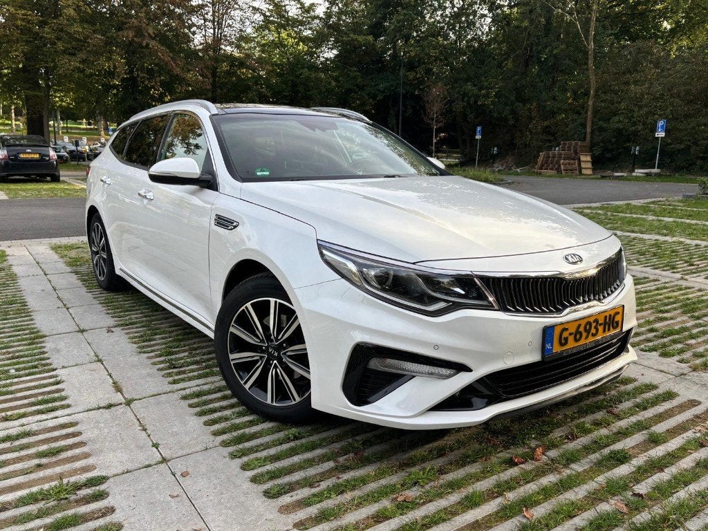 Kia Optima Sportswagon 1.6 T-gdi 180pk 2019 Station, Auto's, 4 cilinders, 700 kg, 179 pk, Leder en Stof