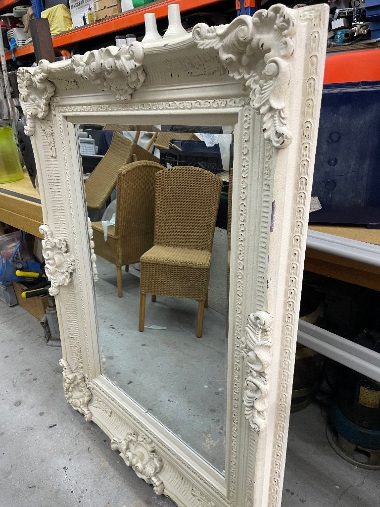 mooie grote brocante spiegel, Huis en Inrichting, Ophalen, Gebruikt, 100 tot 150 cm, 125 cm of meer