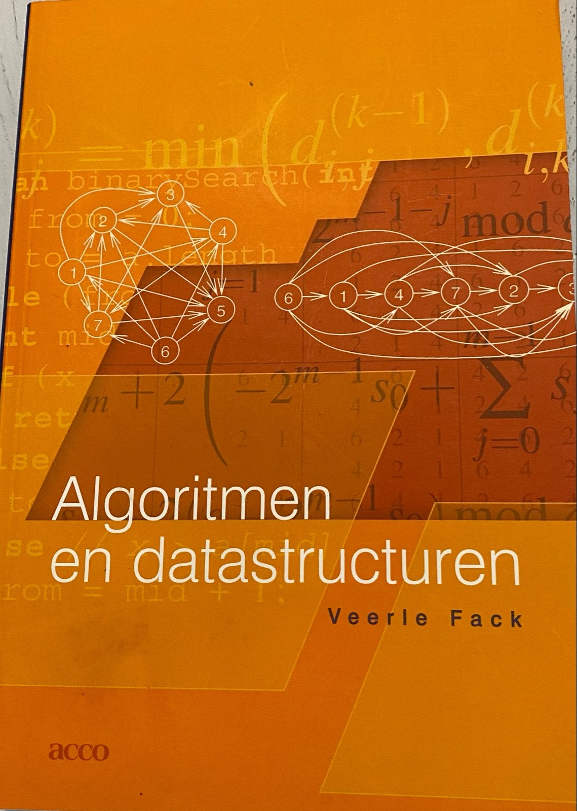 Nieuw, Algoritmen en Datastructuren - Veerle Fack (Acco), Ophalen of Verzenden, Beta, Zo goed als nieuw, WO