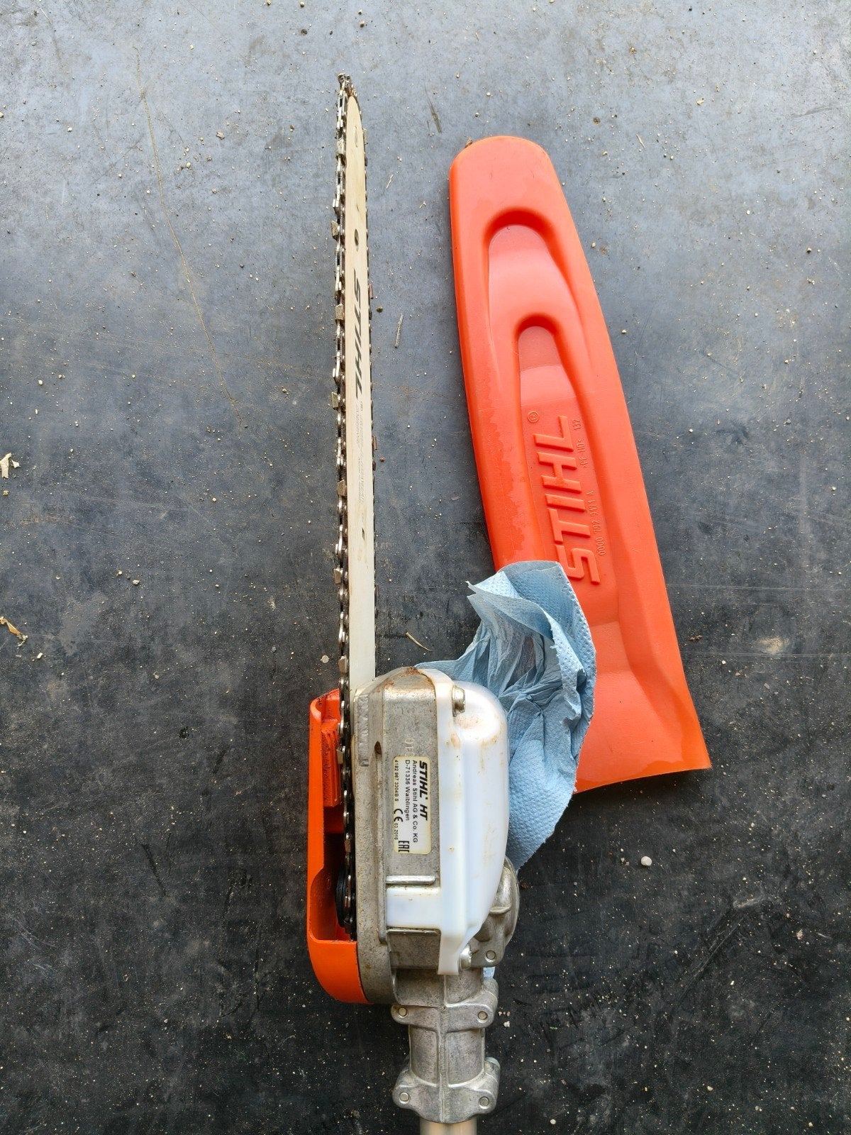 TE KOOP STIHL KM HOOGSNOEIE 130€R, Tuin en Terras, Ophalen, Zo goed als nieuw, Benzine, Stihl