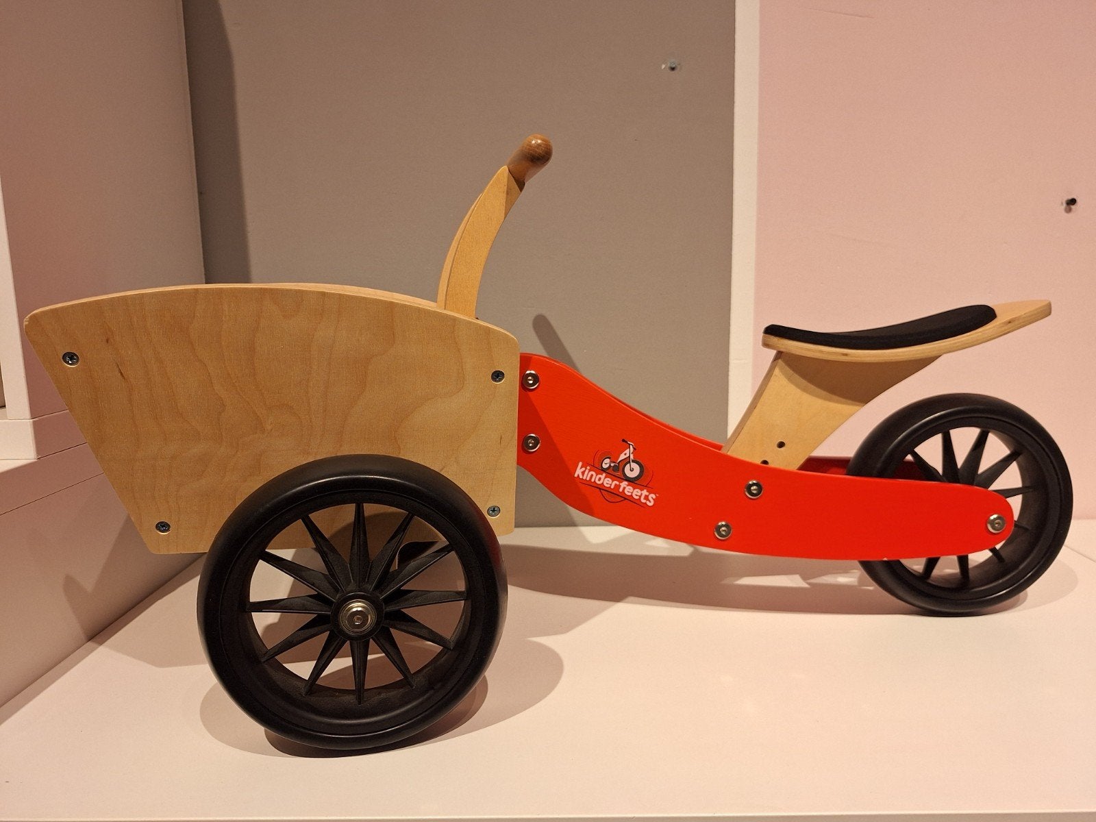 Kinderfeets loop/bakfiets, Ophalen, Zo goed als nieuw, Loopfiets