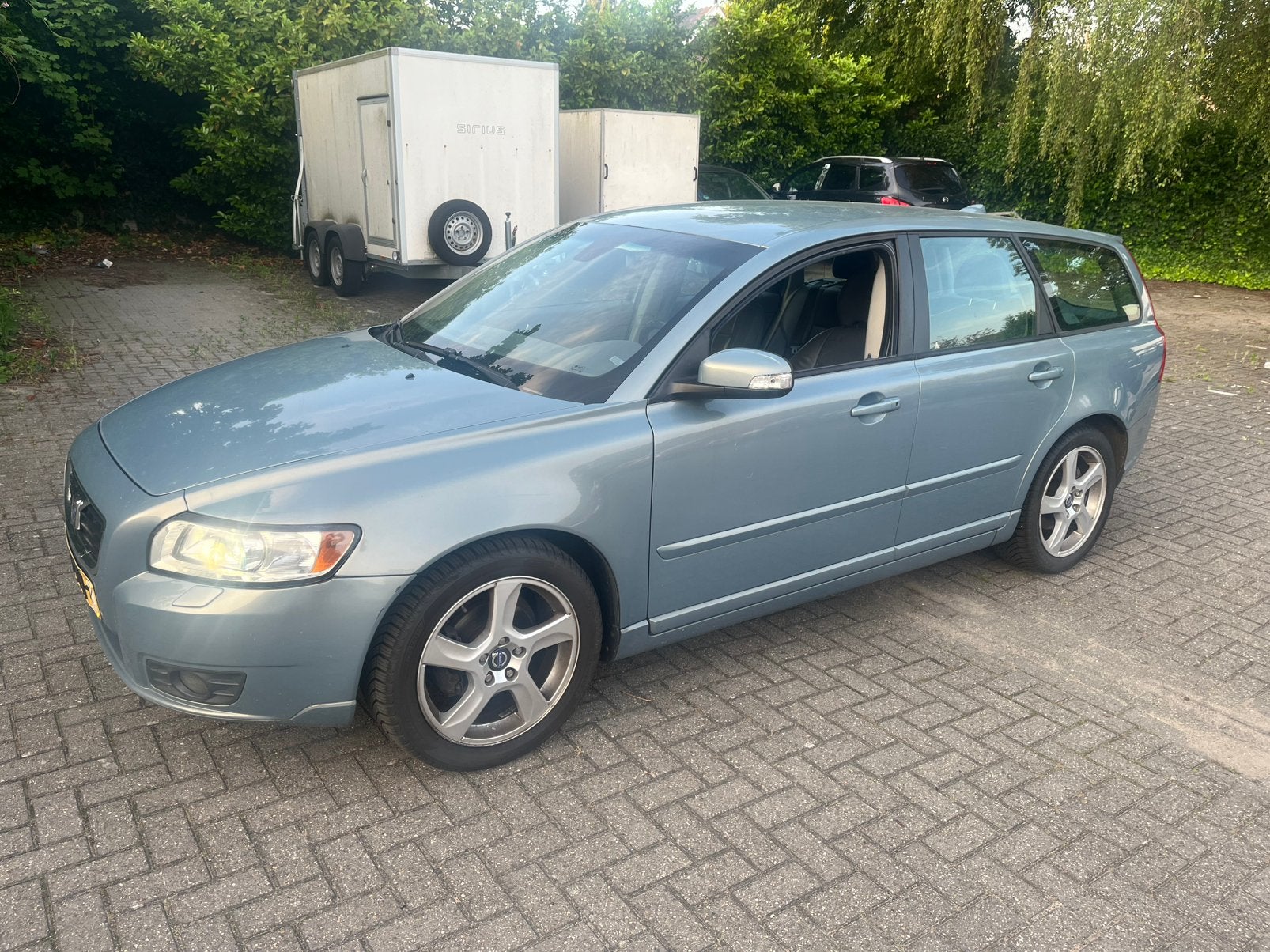 Volvo V50 1.8 Flexifuel 2008 Blauw, Auto's, Volvo, Particulier, V50, Benzine, C, Stationwagon, Handgeschakeld, Origineel Nederlands