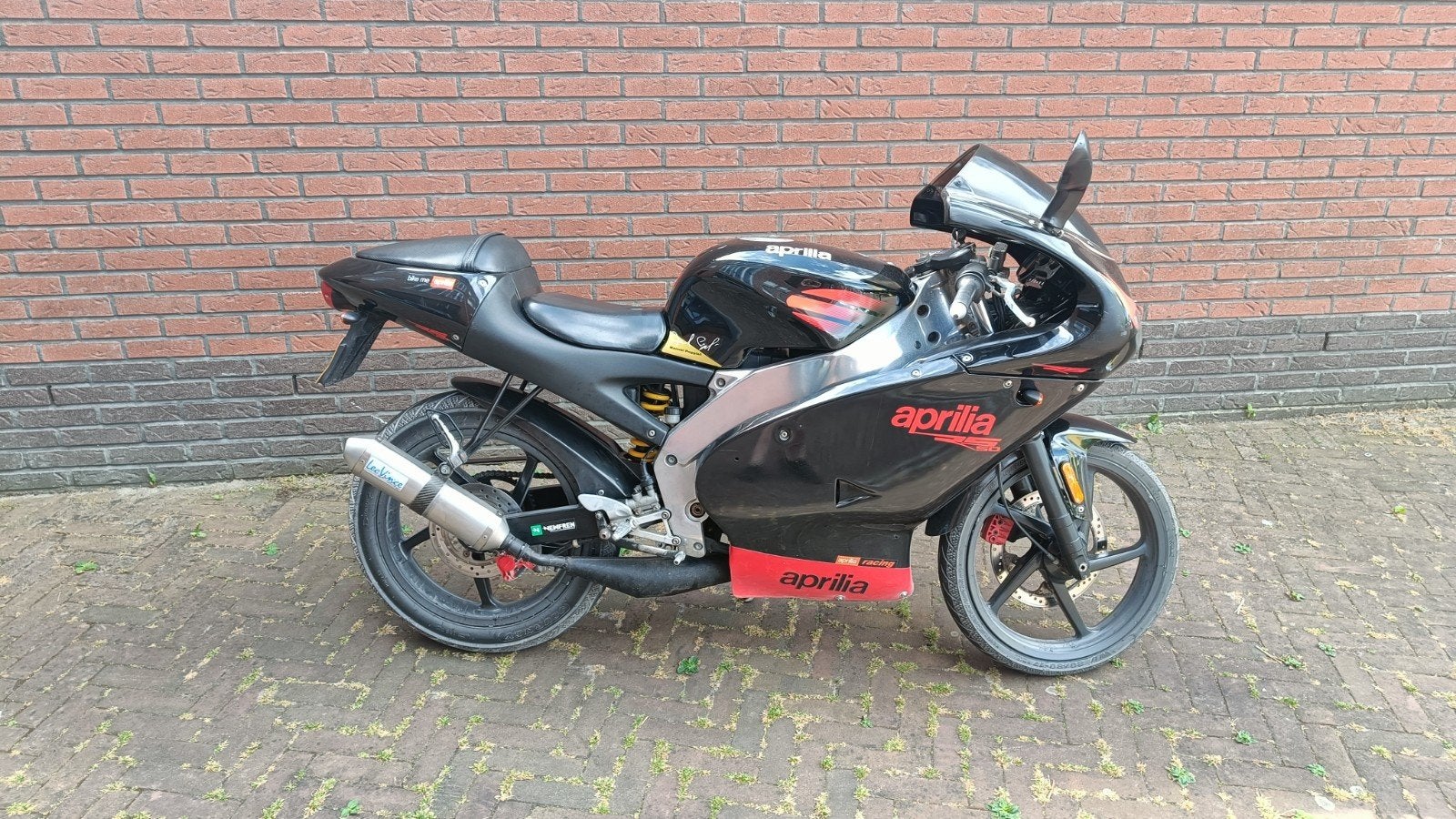 Aprilia RS 50 met bromfiets kenteken, 6 versnellingen, Gebruikt, Aprilia, Maximaal 45 km/u