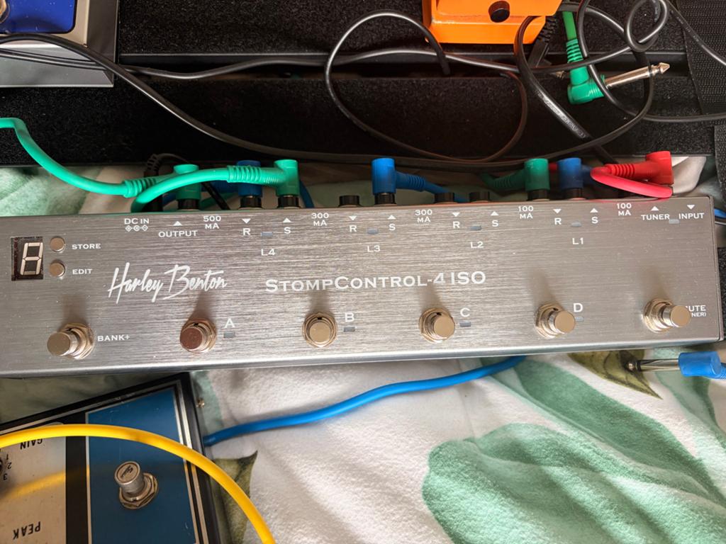 Harley Benton StompControl-4 ISO, Ophalen of Verzenden, Zo goed als nieuw, Overige typen