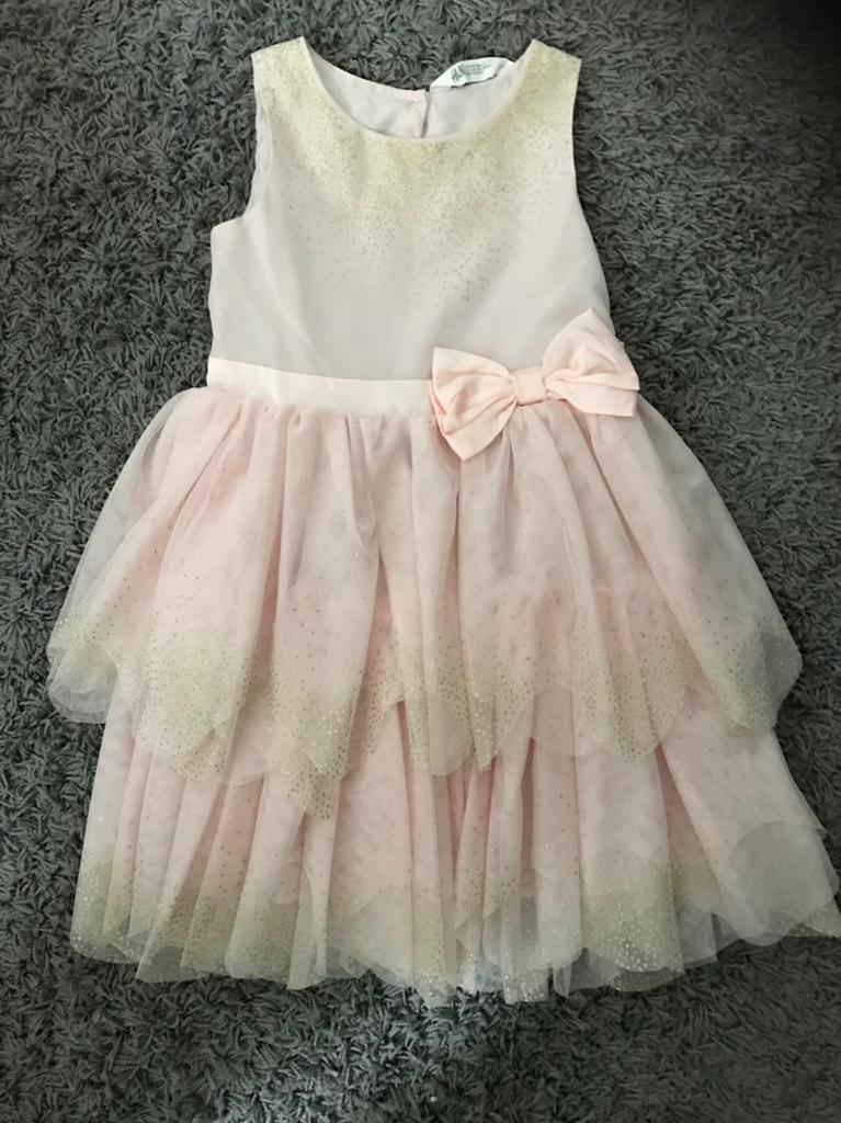 lichtroze jurk h&m mt 122, Kinderen en Baby's, Kinderkleding | Maat 122, Meisje, H&M, Ophalen of Verzenden, Zo goed als nieuw