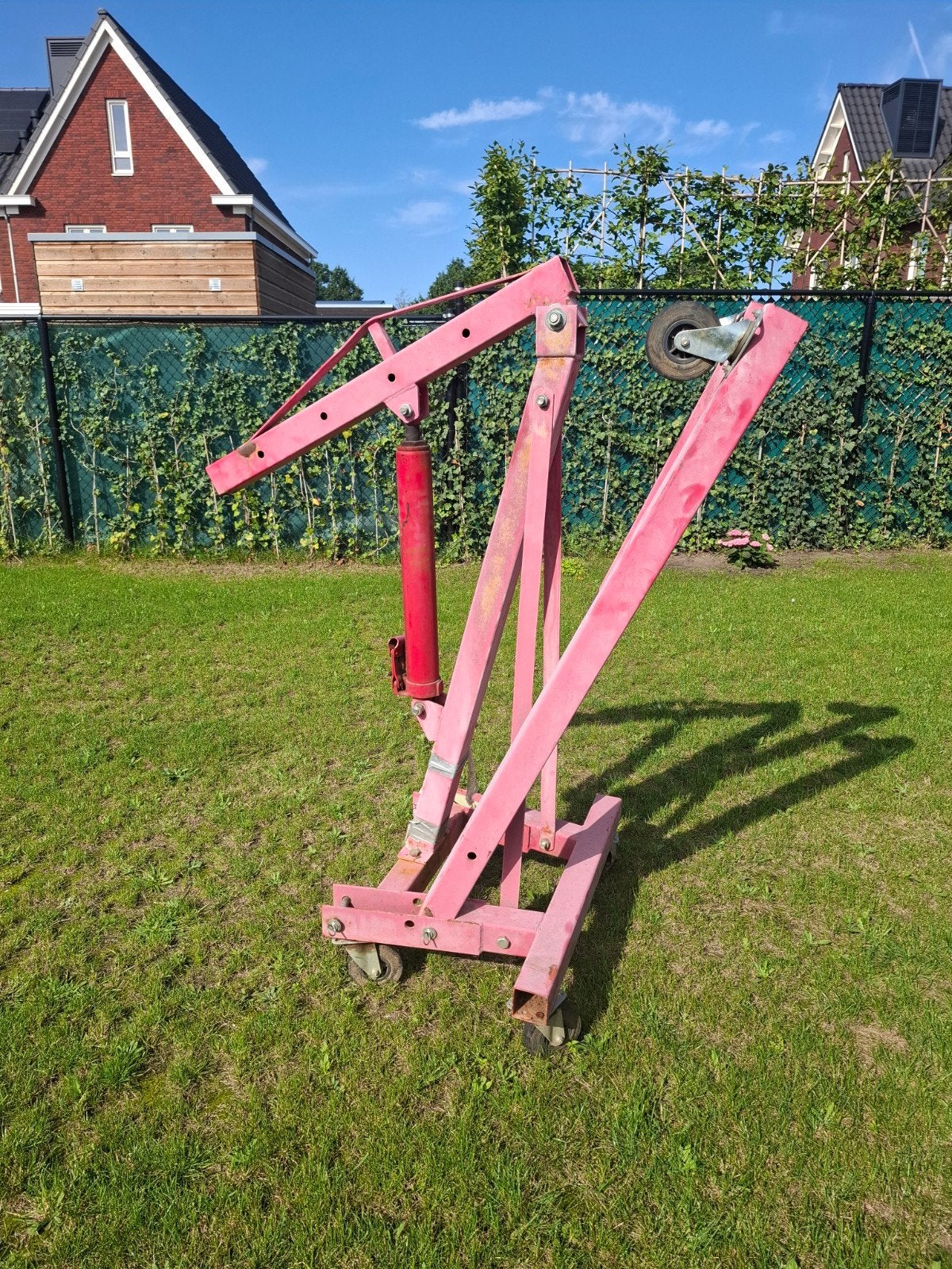 Motorlift / werkplaatskraan 2 ton, Doe-het-zelf en Verbouw, Lieren en Takels, Ophalen
