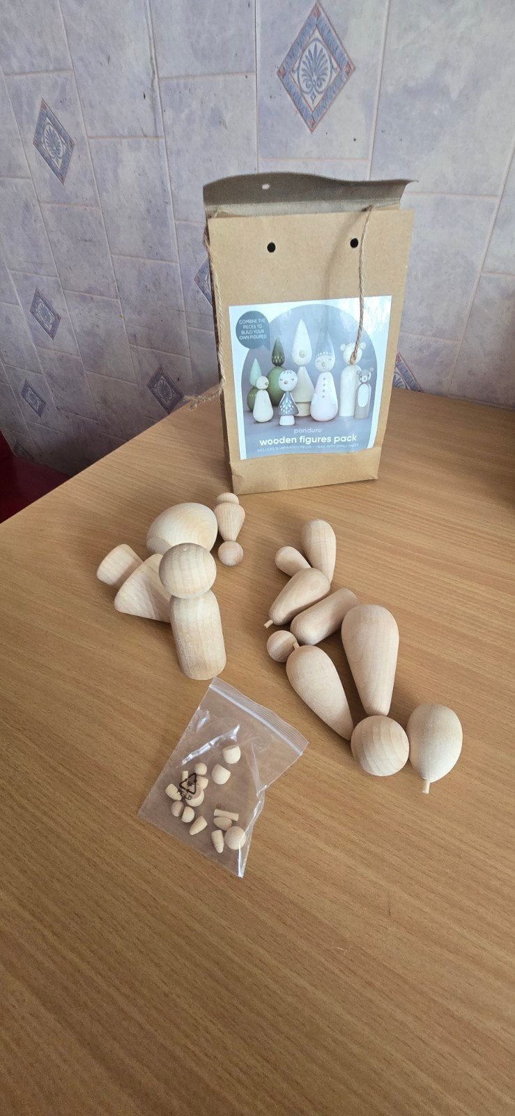 Panduro Houten Figuren Knutselset - Nieuw in verpakking, Overige thema's, Nieuw, Educatief, Overige merken