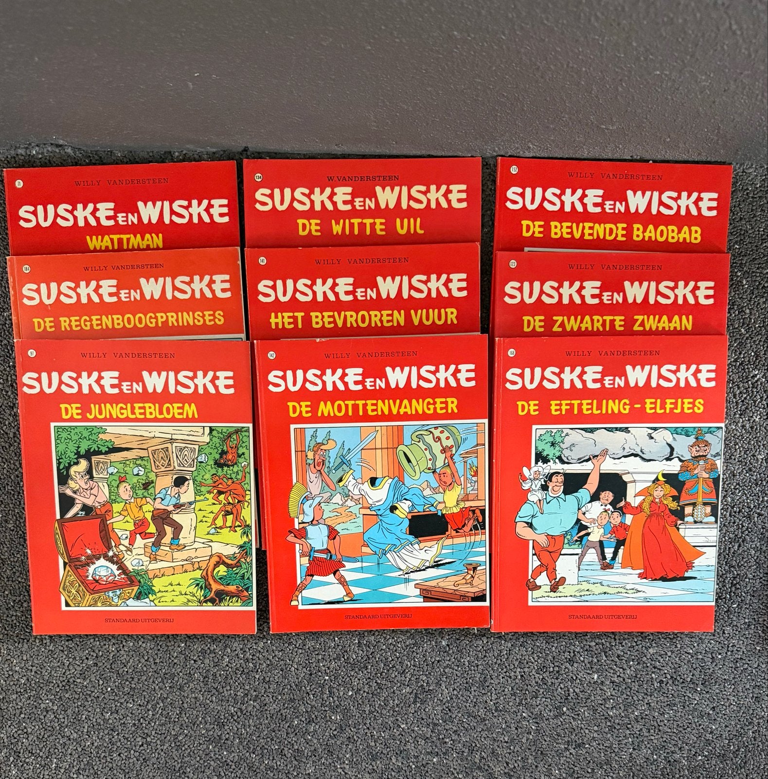 Suske en Wiske Stripboeken Collectie - 9 delen, Meerdere stripboeken, Ophalen, Gelezen
