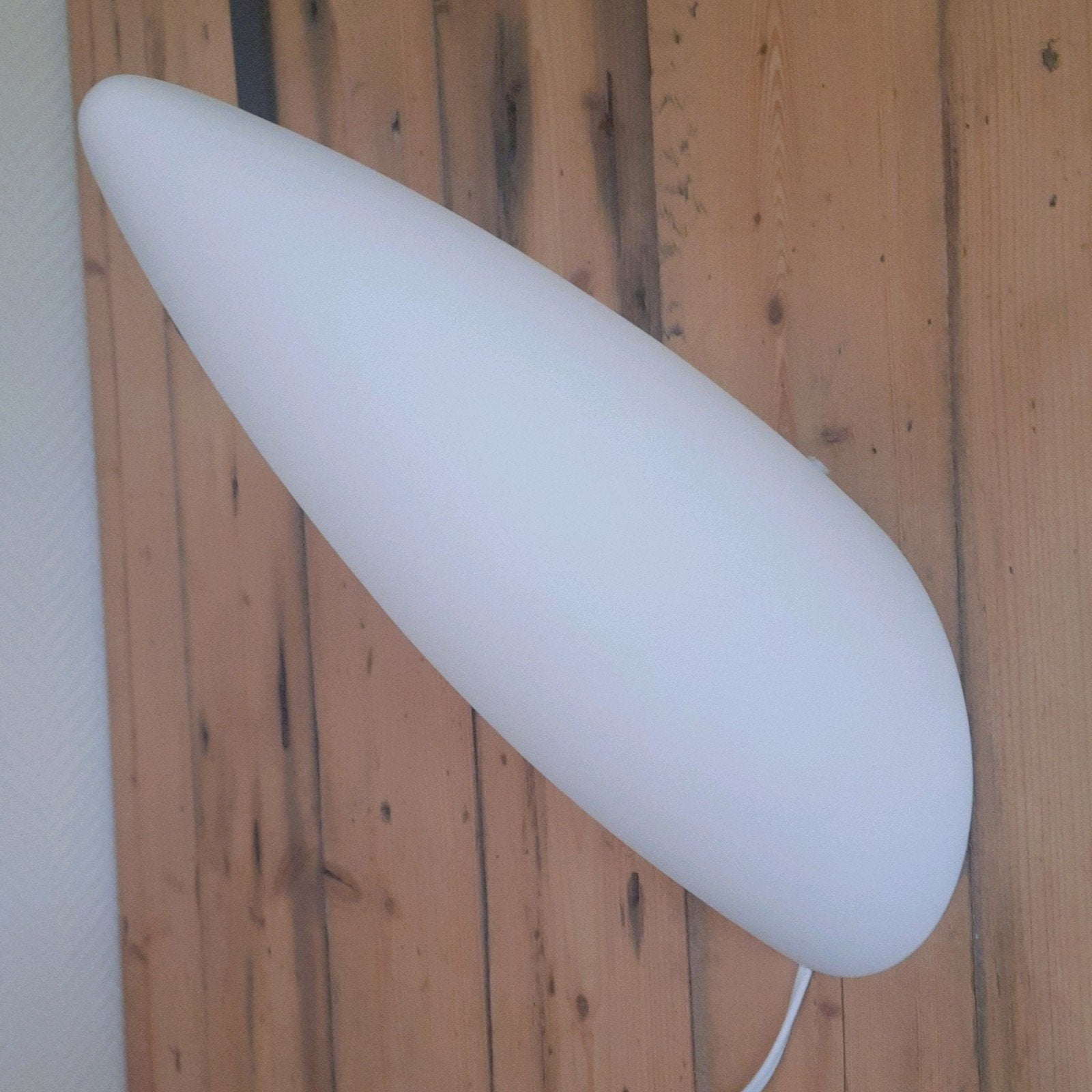 Flos luci fair wandlamp design Starck jr 80,zie beschrijving, Zo goed als nieuw, Glas, Wit, E27 (groot)
