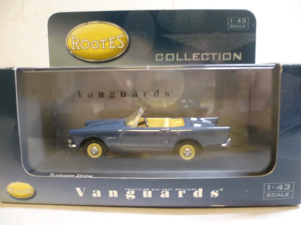 Vanguards Sunbeam Alpine Lake Blue Limited Edition 1:43 auto, Ophalen of Verzenden, Nieuw, Auto, Vanguards