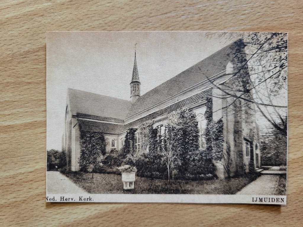 ansicht IJMUIDEN Kerk, Ophalen of Verzenden, Voor 1920, Noord-Holland