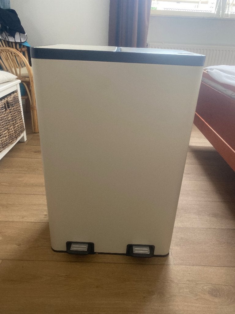 Prullenbak Kwantum nieuw!, 40 liter of meer, Ophalen of Verzenden, Nieuw, Metaal