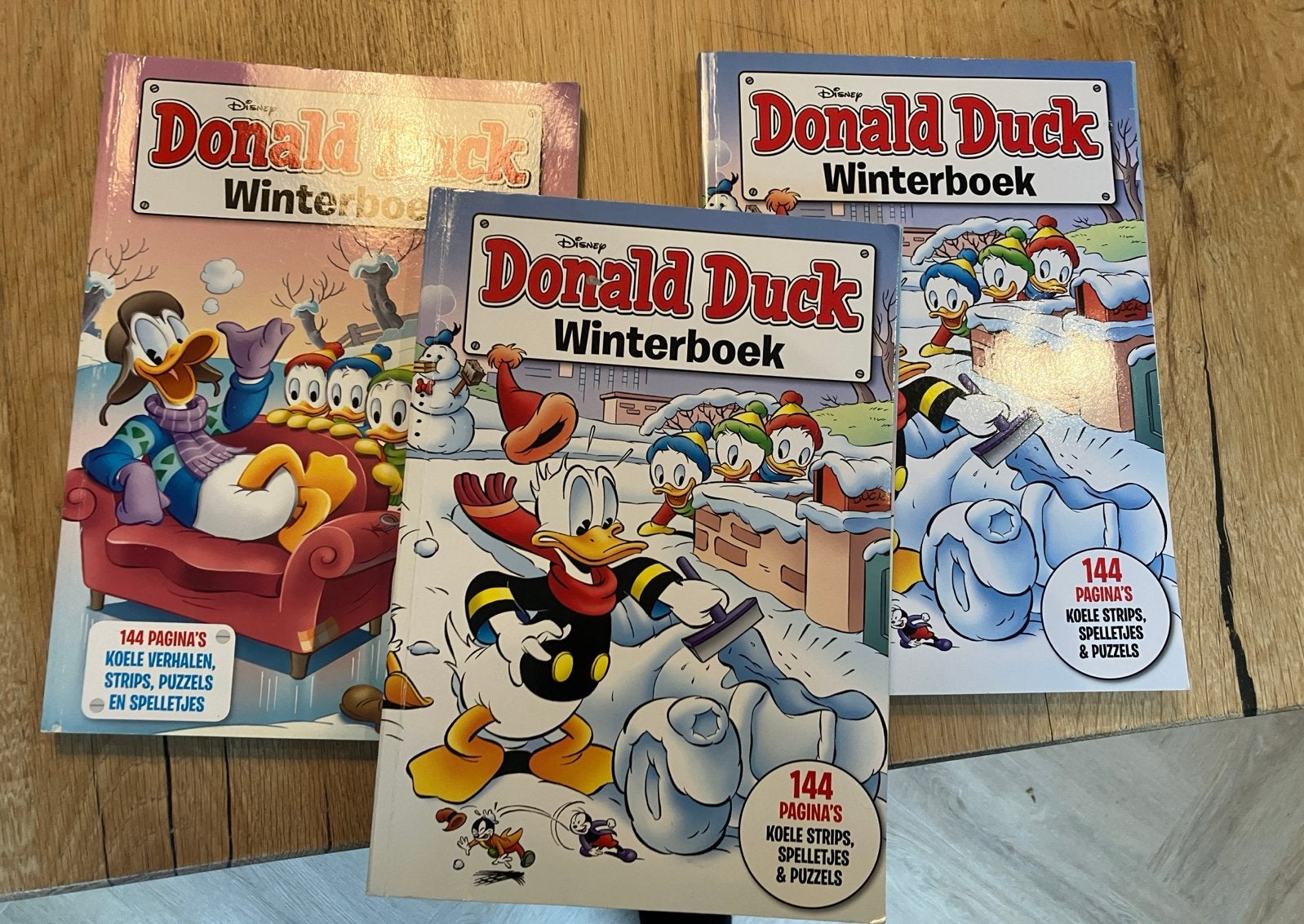 Donald Duck Winterboek - 3 stuks, Meerdere stripboeken, Ophalen of Verzenden, Zo goed als nieuw