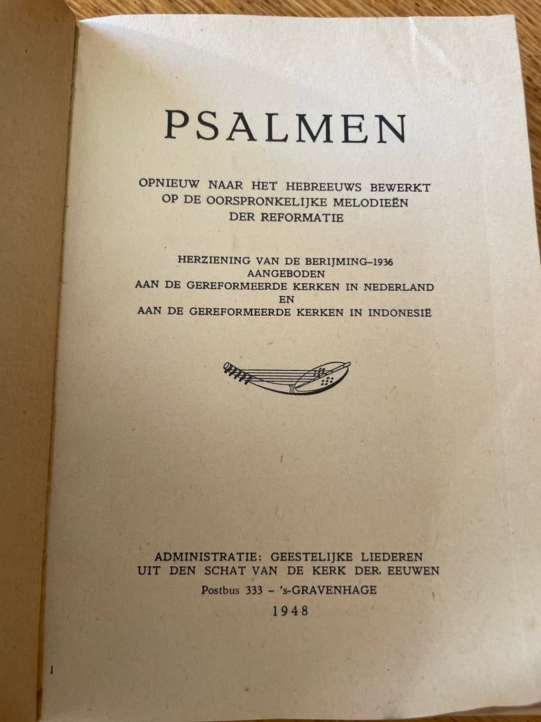Psalmen 1948 - Herziening 1936 - Gereformeerde Kerken (NL), Ophalen of Verzenden, Christendom | Protestants