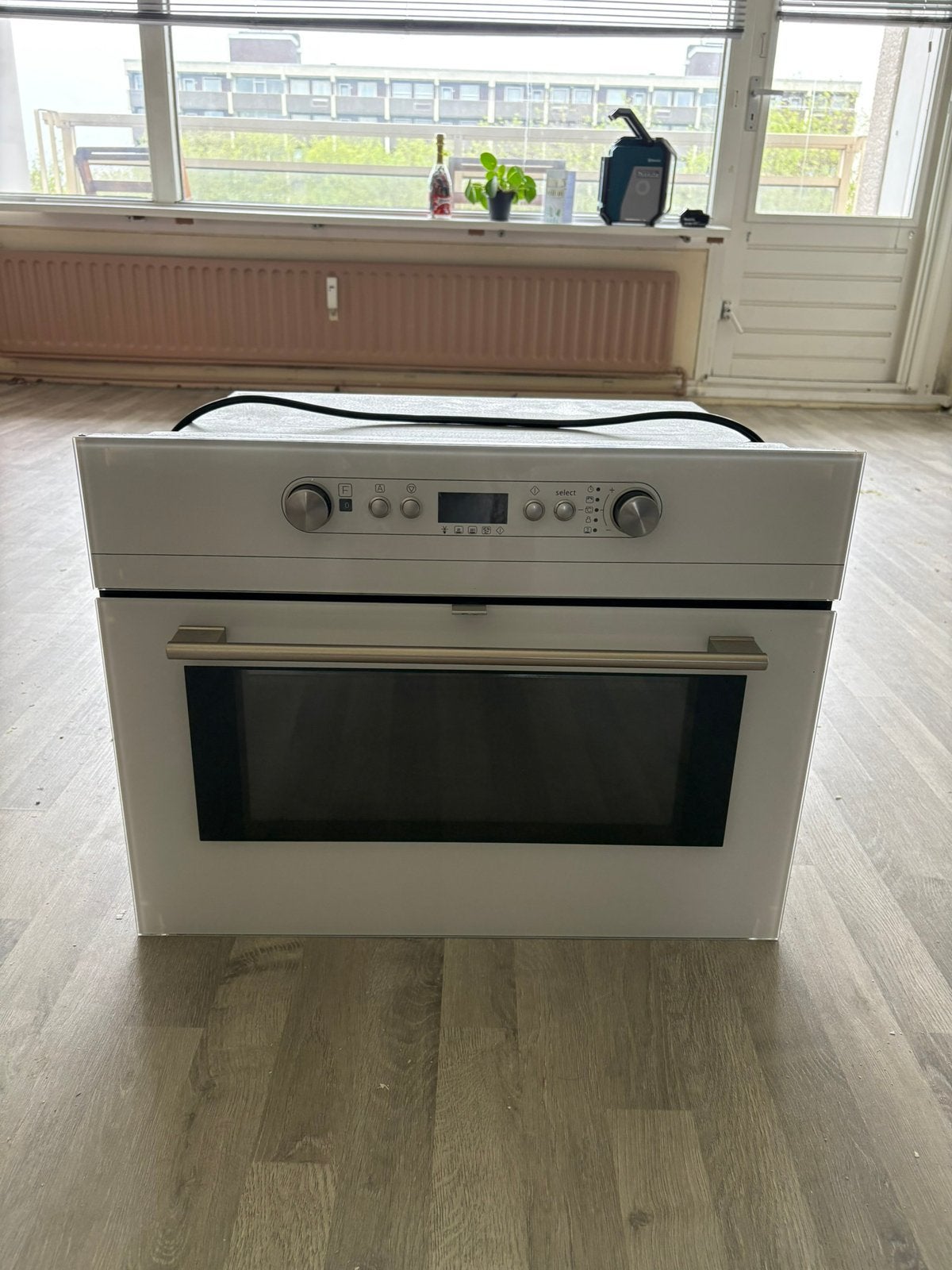 Witte Combi-oven met Magnetronfunctie, Witgoed en Apparatuur, Ovens, Ophalen, 45 tot 50 cm, Overige merken, Hete lucht