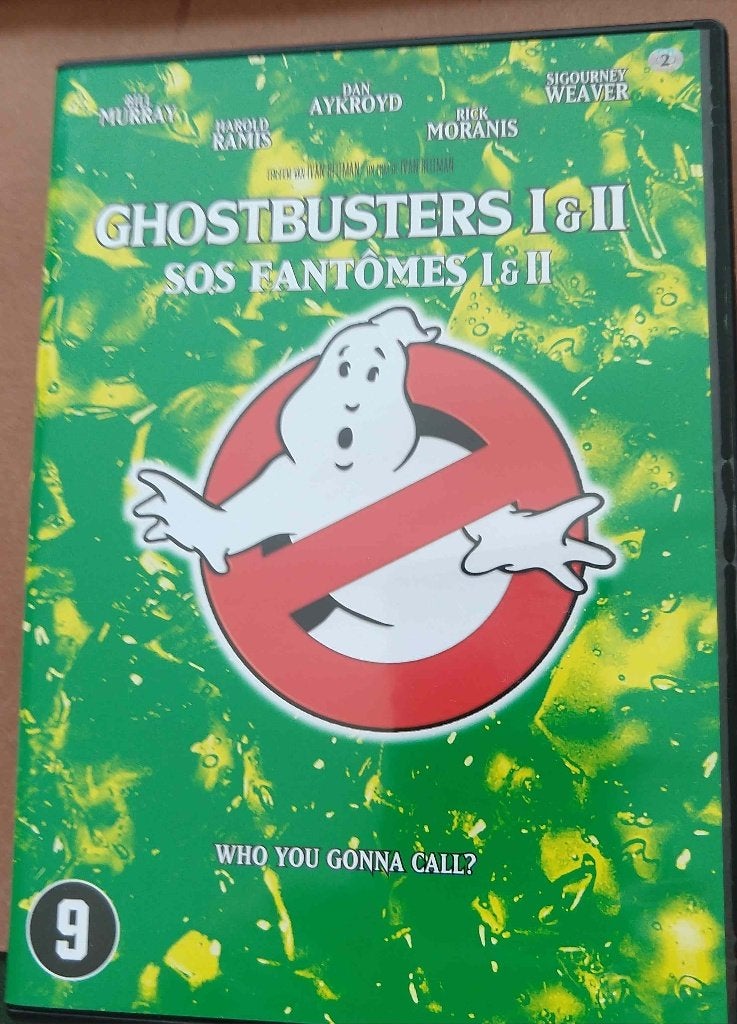 Ghostbusters 1 + 2 (2 DVD 's in 1 doos), Alle leeftijden, Ophalen of Verzenden, Zo goed als nieuw