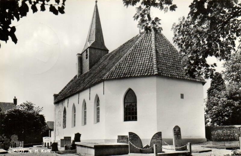 Rhenoy, N.H. Kerk - 1971 gelopen, Ophalen of Verzenden, 1960 tot 1980, Gelopen, Gelderland