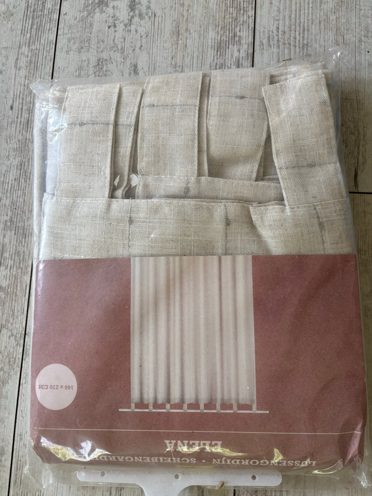 Lussengordijn Elena van Xenos - 140 x 270 cm, Huis en Inrichting, Stoffering | Gordijnen en Lamellen, Met haken, Overige merken