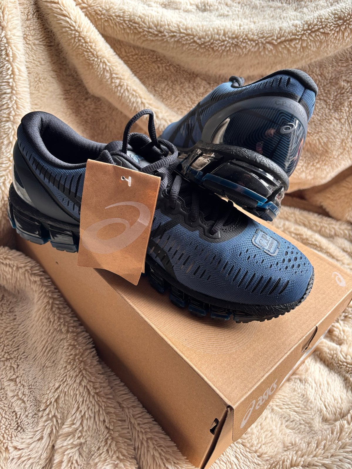ASICS GEL-QUANTUM 360 I C.P. Company - Maat 42, Ophalen of Verzenden, Nieuw, Blauw, Sneakers of Gympen