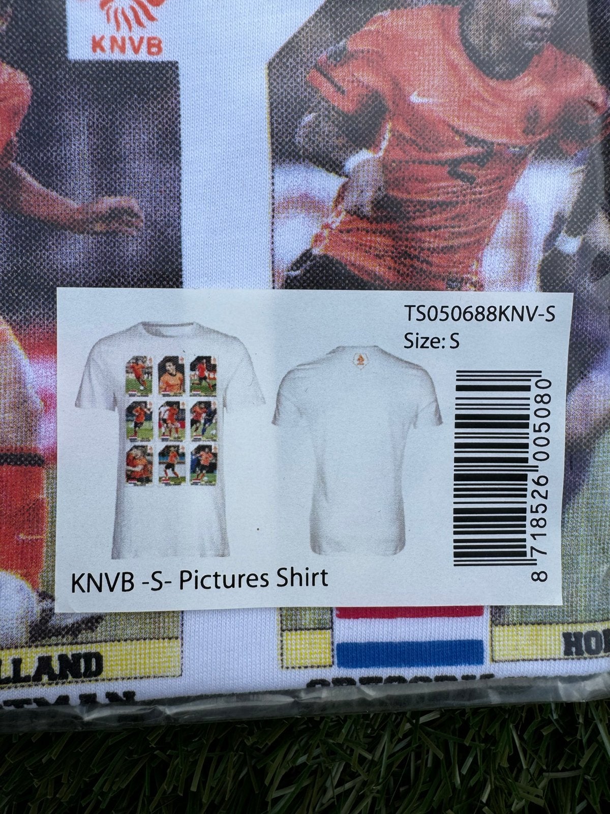 KNVB Heren T-shirt Maat S - Oranje Leeuwen Legendes, Ophalen of Verzenden, Nieuw, Maat 46 (S) of kleiner, Wit