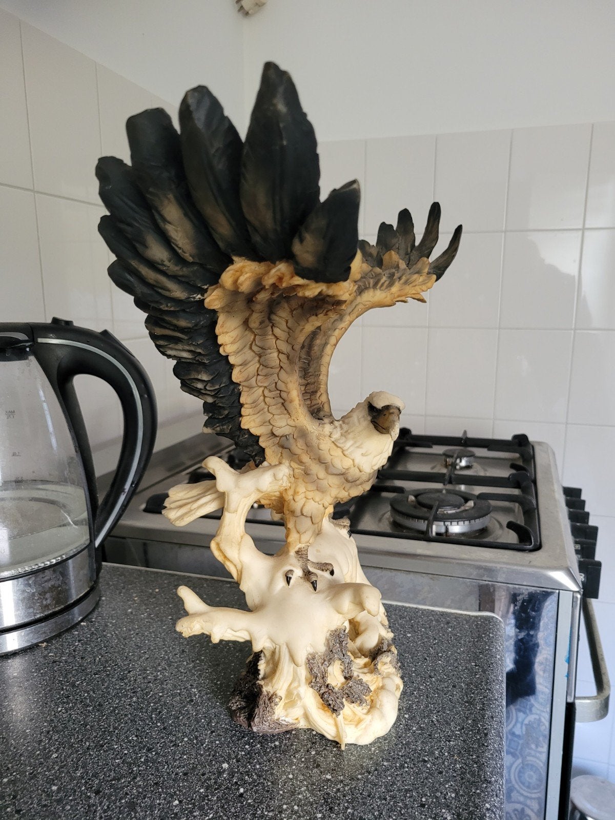 Adelaar beeld - Decoratief kunstwerk, Antiek en Kunst, Ophalen, 20 - 50 cm, Beeld, Composieten