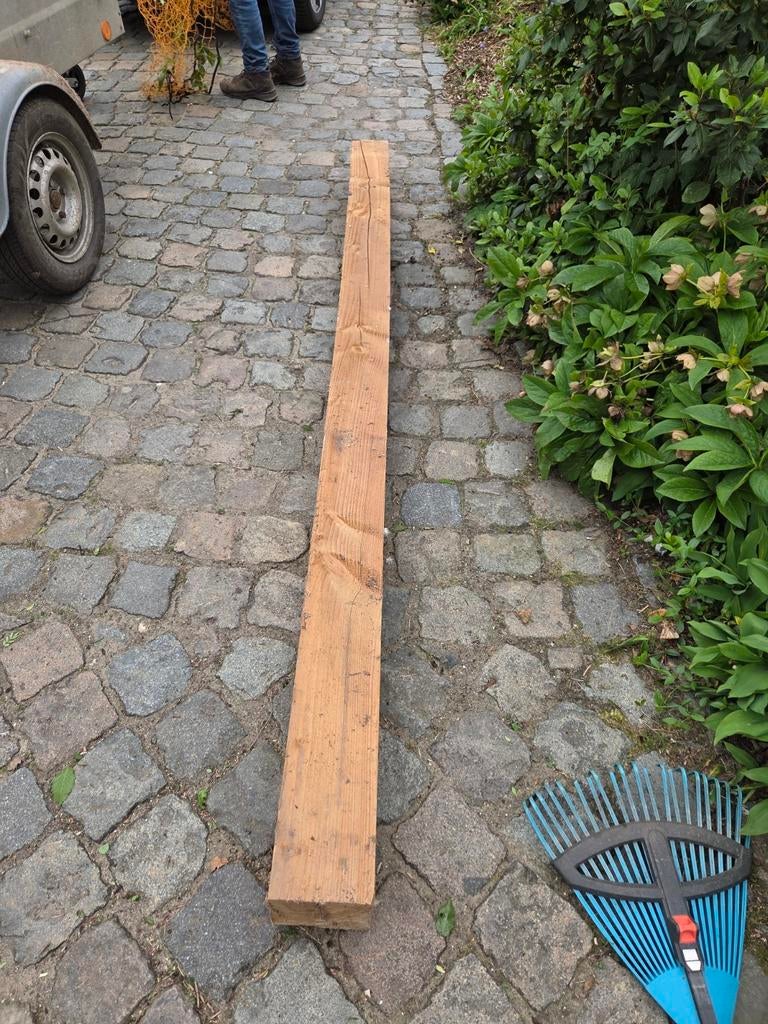 Douglas houten paal, 15x15, Tuin en Terras, Palen, Balken en Planken, Ophalen, Nieuw, 250 cm of meer, Palen