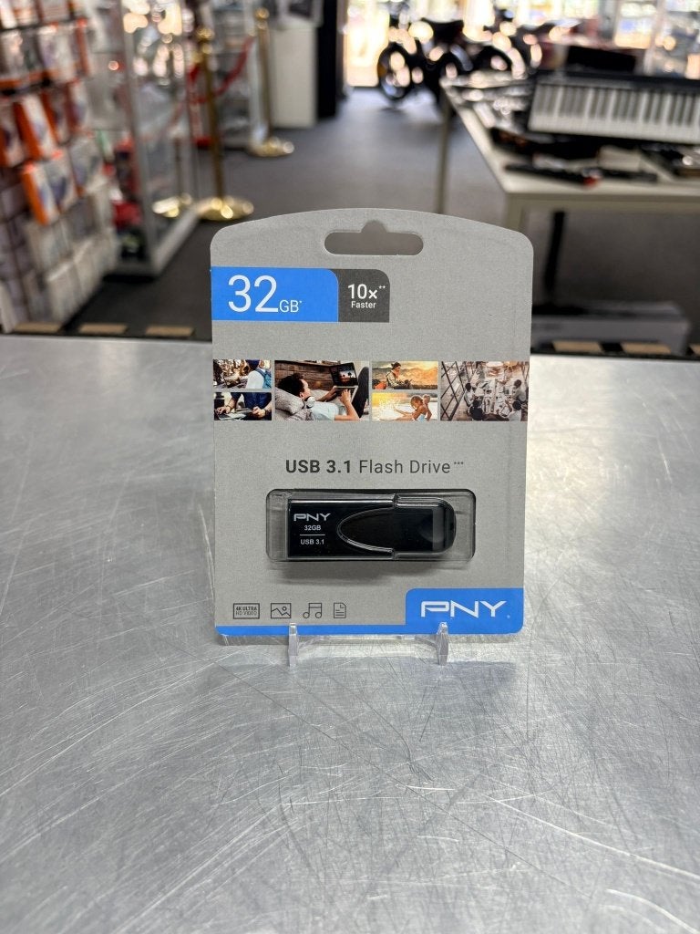 PNY Attache 4 32GB - USB-Stick / Zwart | NIEUW, ., Nieuw, Ophalen of Verzenden, .