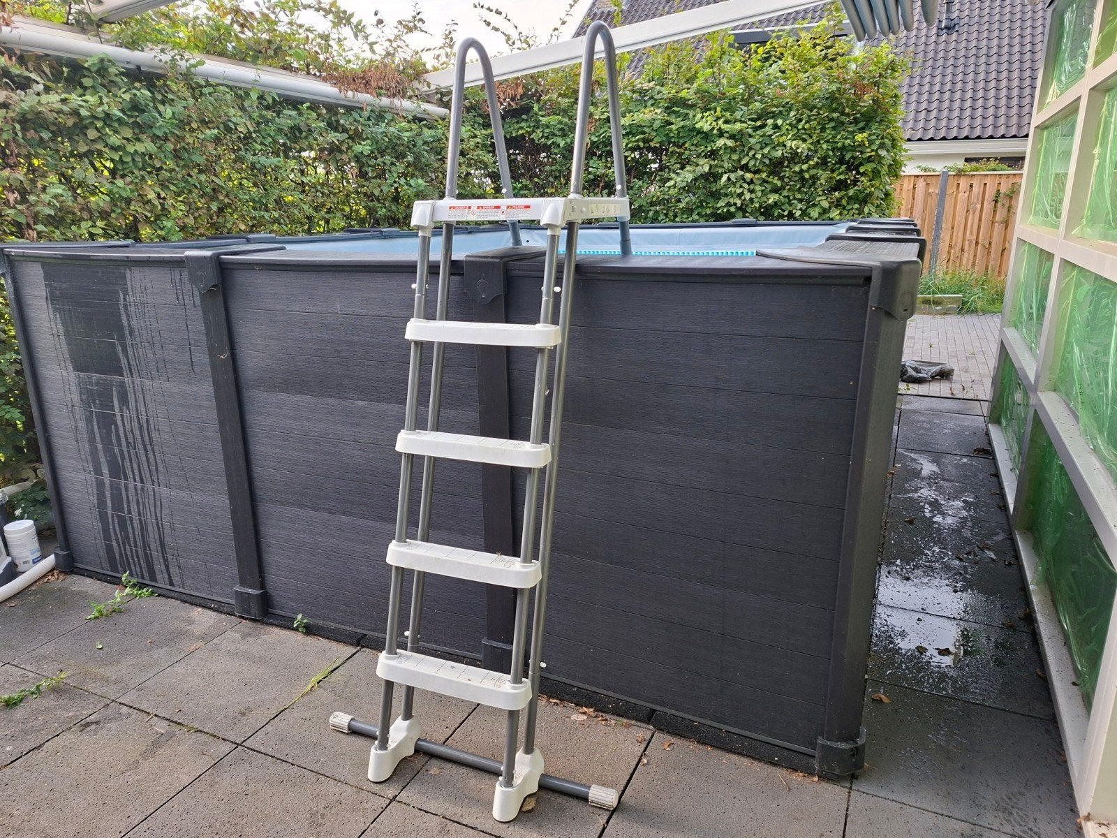 intex graphite 4x3, Tuin en Terras, Zwembaden, Gebruikt, 300 cm of meer, Rechthoekig, Ophalen