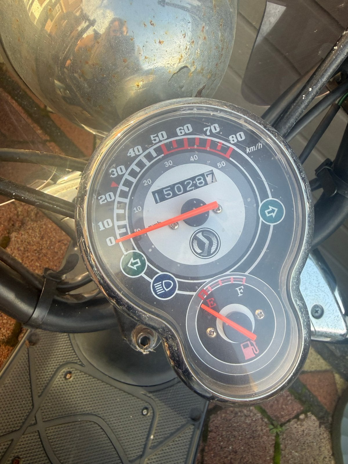 Sym scooter, zwart, 15028 km, Ophalen, Gebruikt, Benzine, SYM