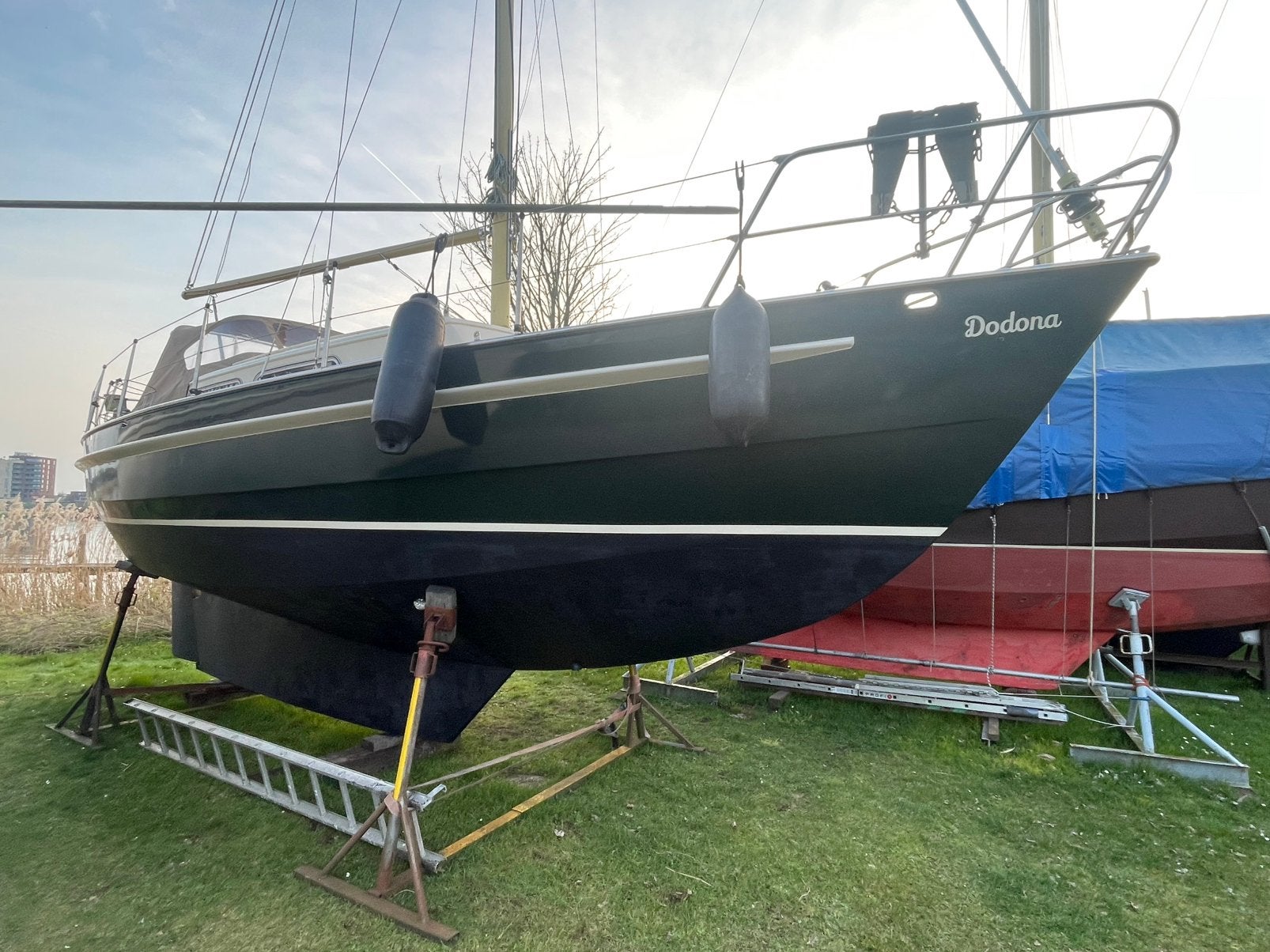 Bok voor (zeil)boot te koop, Watersport en Boten, Zeilen en Zeiltoebehoren, Ophalen, Gebruikt, Toebehoren, Minder dan 15 m²