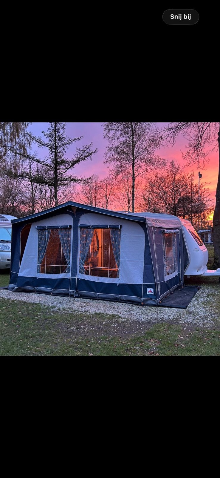 Dorema voortent+luifel+alu frame maat 9, Ophalen of Verzenden, Gebruikt