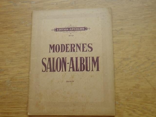 Modernes salon album 4 - 8 composities voor piano, Gebruikt, Klassiek, Ophalen of Verzenden, Artiest of Componist