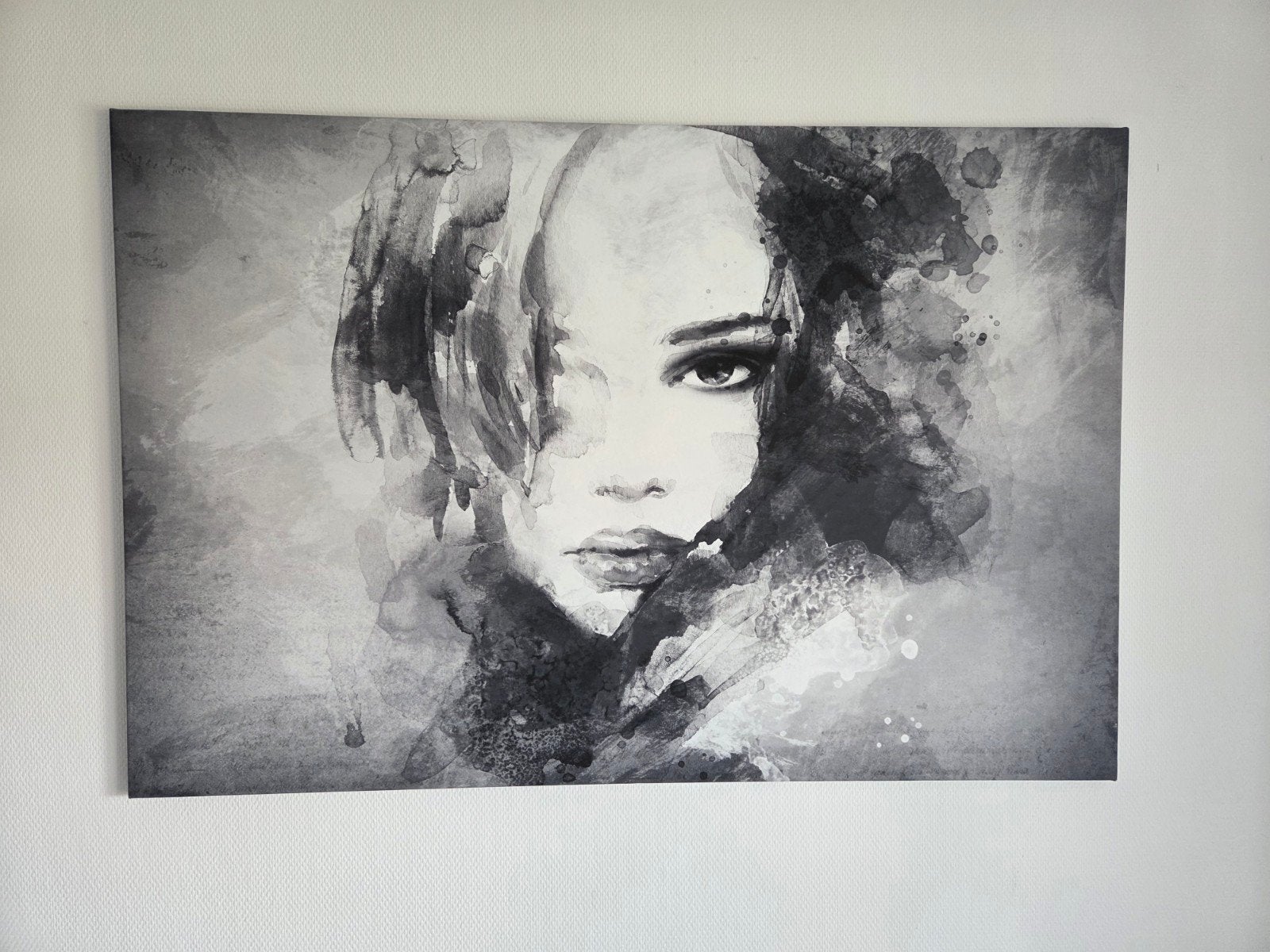 Modern schilderij vrouw 80x120cm, Ophalen