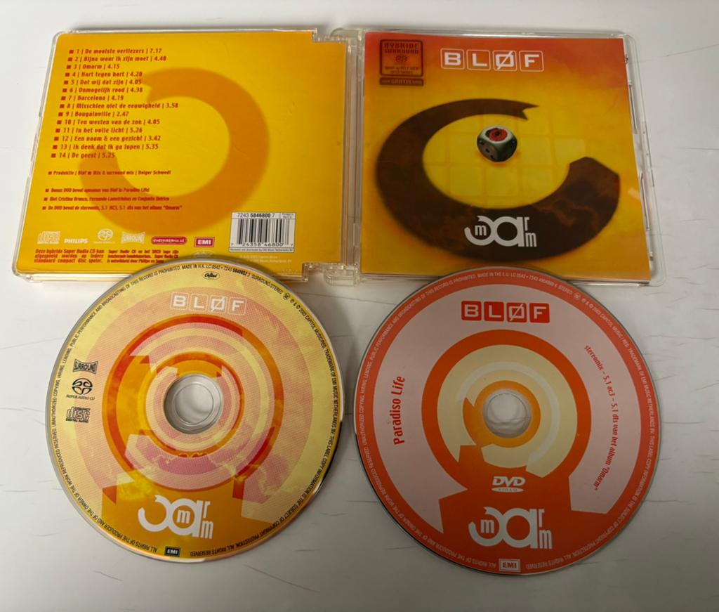 Bløf - Omarm (sacd, dvd), Ophalen of Verzenden, Zo goed als nieuw, Levenslied of Smartlap