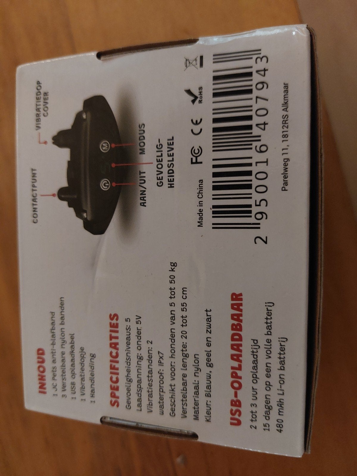 nieuwe diervriendelijke anti blafband, Dieren en Toebehoren, Ophalen, Nieuw