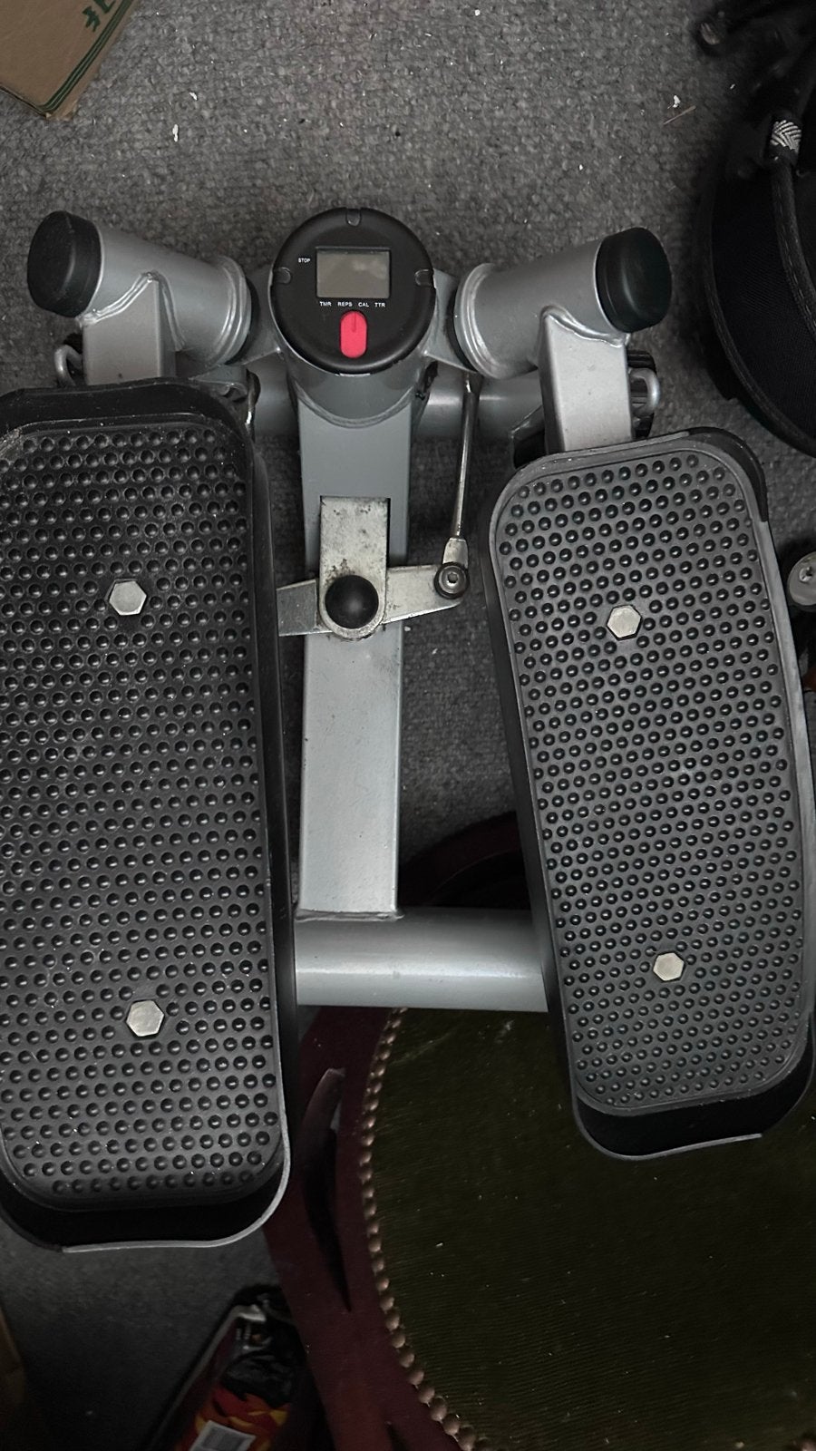 Compacte Stepper met Display - Ideaal voor Thuisworkout, Sport en Fitness, Ophalen, Gebruikt, Stepapparaat, Metaal
