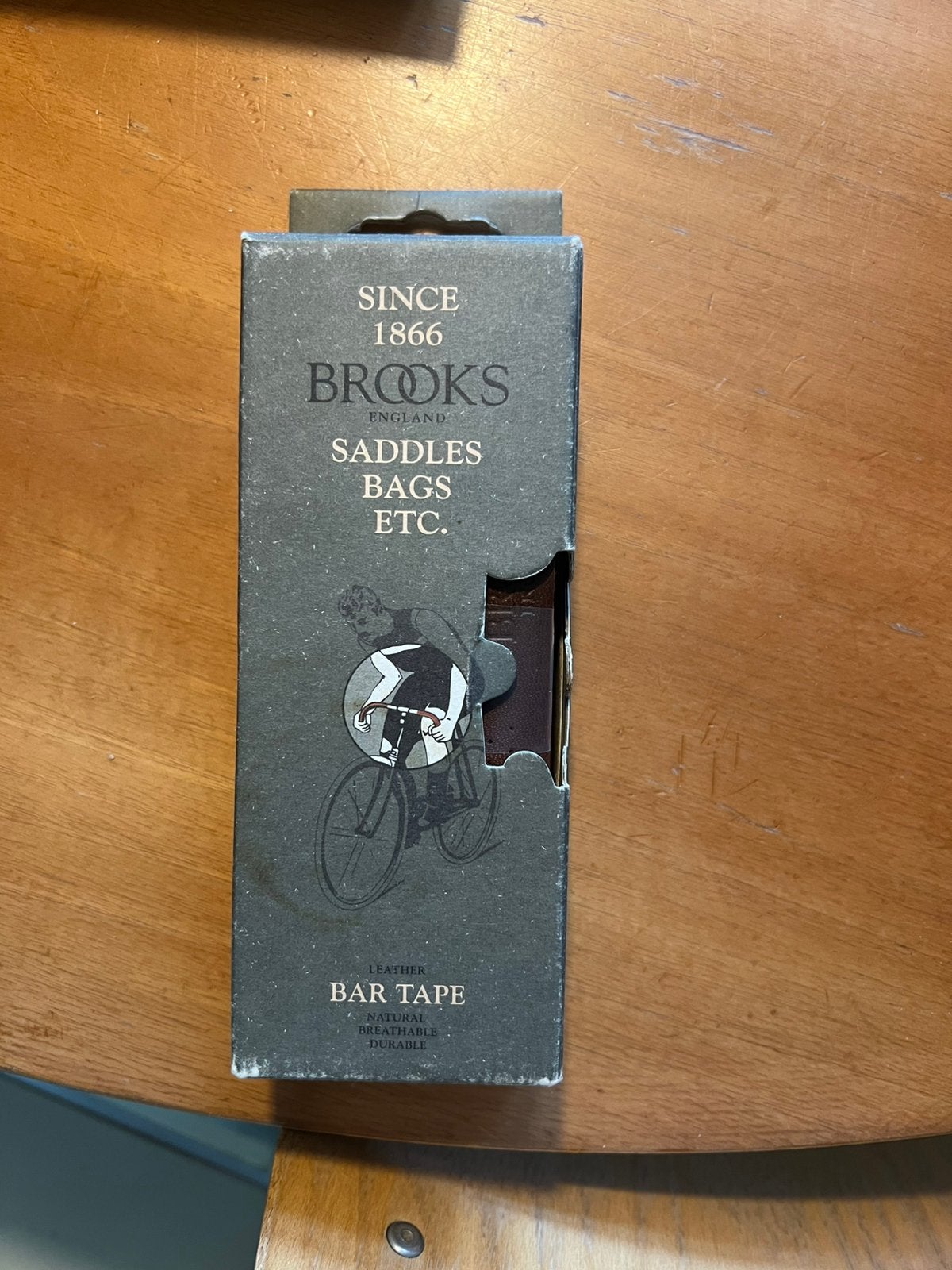 Brooks lederen stuurlint bruin, Fietsen en Brommers, Fietsonderdelen, Racefiets, Leer, Overige typen, Nieuw
