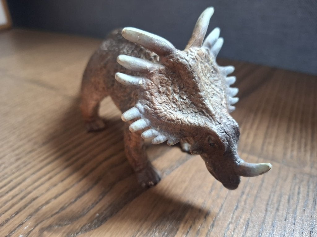 Vintage Schleich Styracosaurus dinosaurus, Ophalen of Verzenden, Zo goed als nieuw