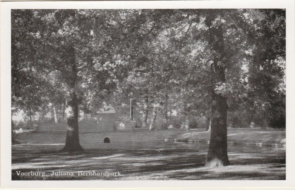 VOORBURG Juliana Bernhardpark, Verzenden, 1940 tot 1960, Ongelopen, Zuid-Holland