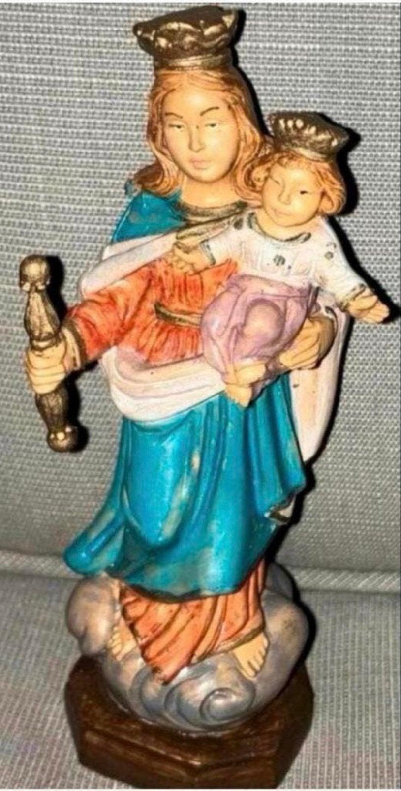 Maria met haar zoon ,beeldje van Polyresin …MOOI!!, Ophalen of Verzenden