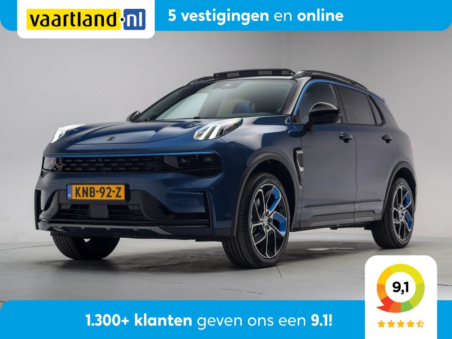 Lynk & Co 01 1.5 PHEV MY23 [ SOH 97,1% ] [ Zwarte hemel Pano
