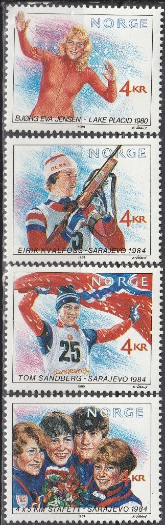 Noorwegen Michel nr. 1027-1030 Postfris, Postzegels en Munten, Postzegels | Europa | Scandinavië, Verzenden, Noorwegen, Postfris