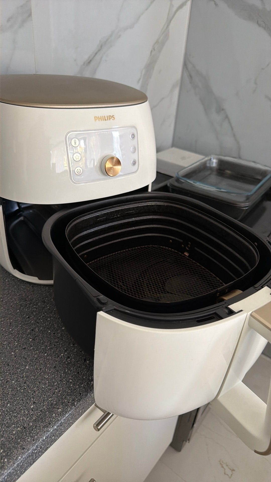 Philips airfryer smart sensing XXL 7.3 liter, Ophalen, Zo goed als nieuw, Airfryer XXL, 1000 t/m 1499 gram
